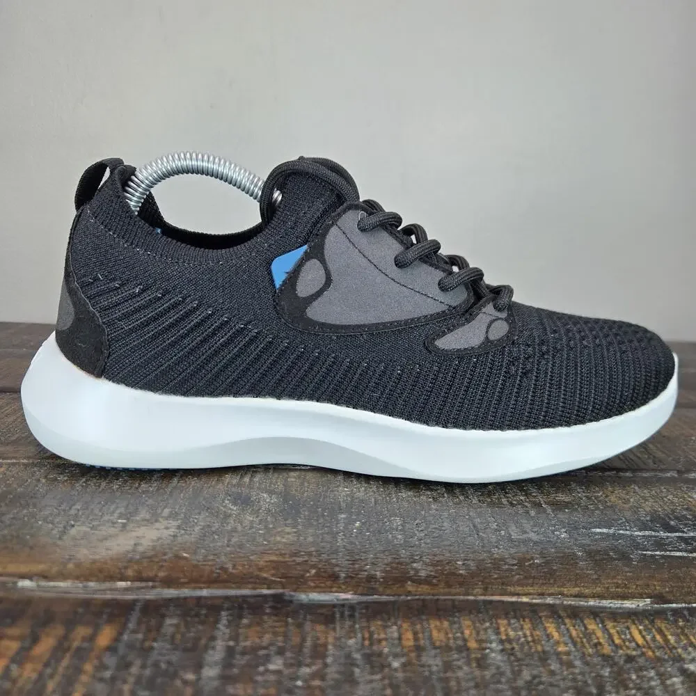 Vessi Everyday 2.0 Lace Up Womens Size 6 Waterproof Shoes Sneakers Onyx Black